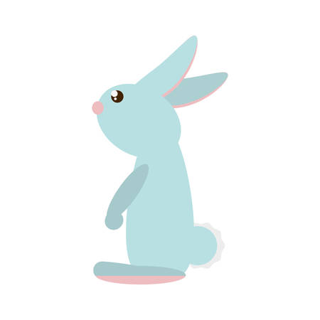 Easter rabbit icon image design, vector illustrationのイラスト素材