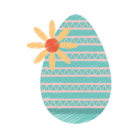 egg easter icon image, vector illustration designのイラスト素材