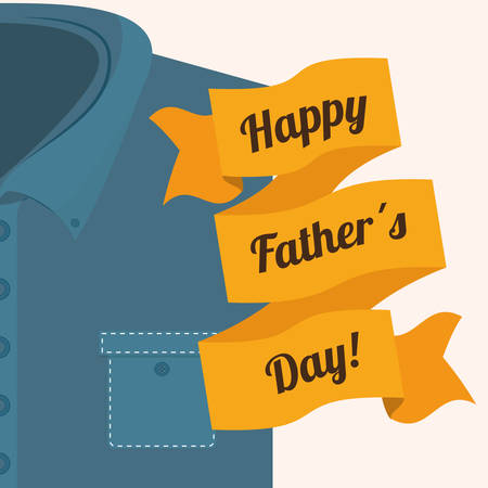 happy father day card icon image, vector illustrationのイラスト素材