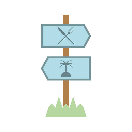 signal route icon image design, vector illustrationのイラスト素材