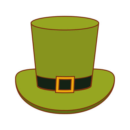 saint patrick day green hat vector illustration eps 10のイラスト素材