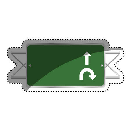 Road sign directions icon vector illustration graphic designのイラスト素材