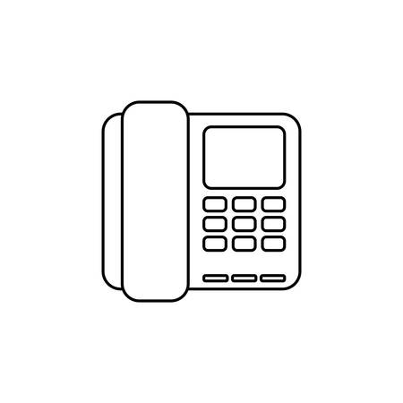 Telephone communication technology icon vector illustration graphic designのイラスト素材