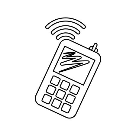 Cellphone Mobile technology icon vector illustration graphic designのイラスト素材