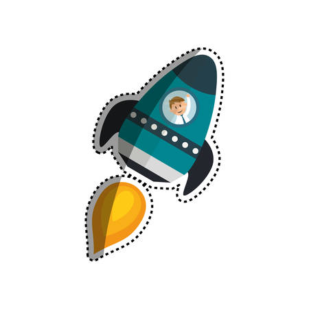 Businessman entrepreneur cartoon icon vector illustration graphic designのイラスト素材
