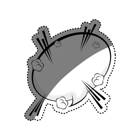 Comic bubble speakbox icon vector illustration graphic designのイラスト素材