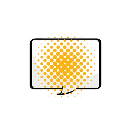 Comic bubble speakbox icon vector illustration graphic designのイラスト素材