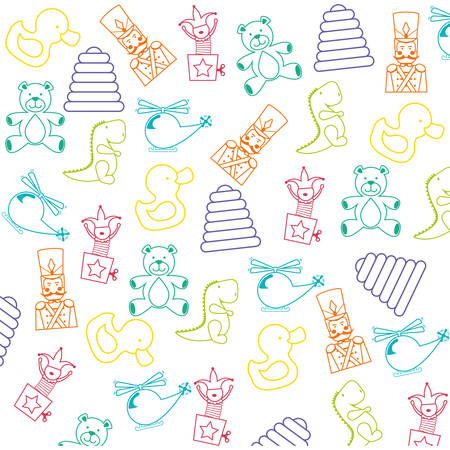 Toys for childrens icon vector illustration graphic designのイラスト素材