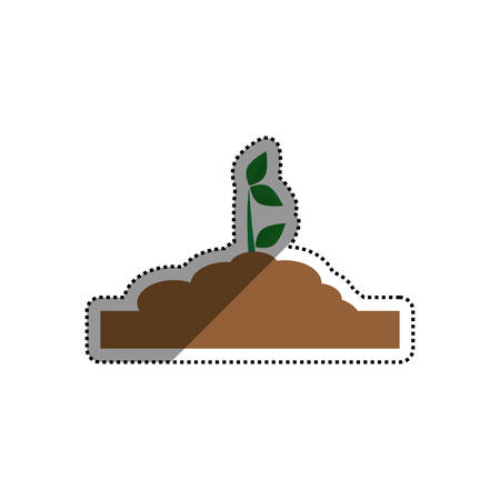 Nature plant ecology icon vector illustration graphic designのイラスト素材