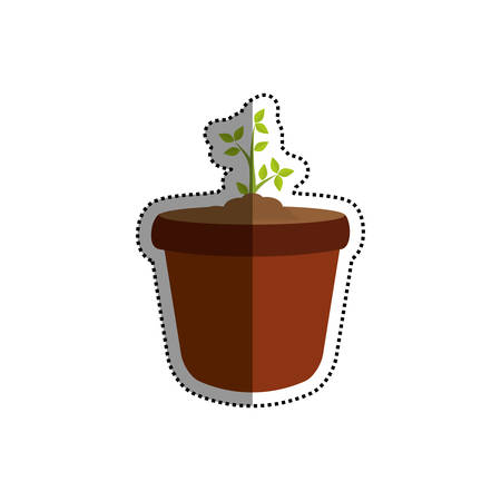 Nature plant ecology icon vector illustration graphic designのイラスト素材