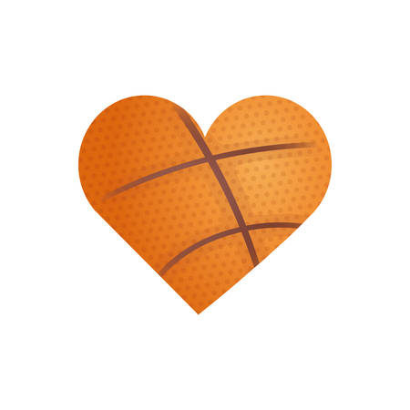 Basketball sport game icon illustration graphic designのイラスト素材