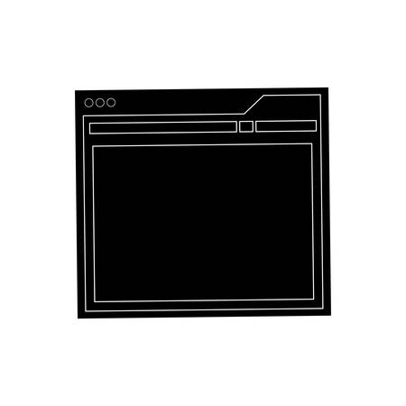 Website internet page icon vector illustration graphic designのイラスト素材