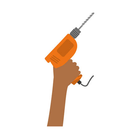 Drill construction tool icon vector illustration graphic designのイラスト素材