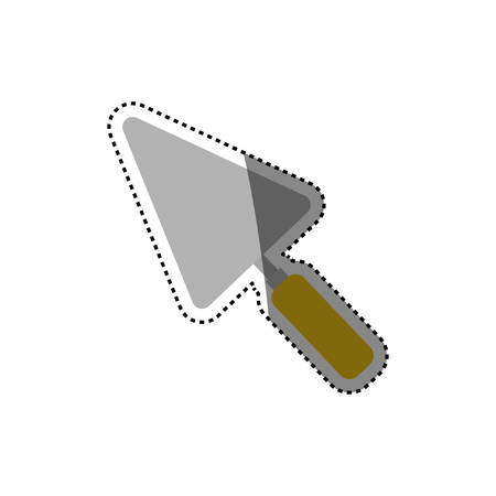 Spatula construction tool icon vector illustration graphic designのイラスト素材