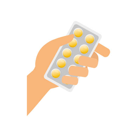 Pills medicine drug icon vector illustration graphic designのイラスト素材