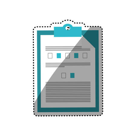 Medical checklist report icon vector illustration graphic designのイラスト素材