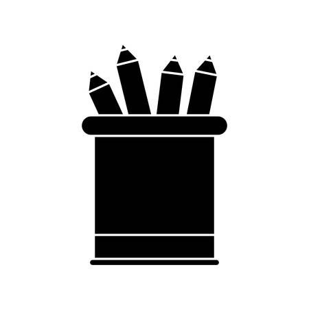 Wooden pencil school icon vector illustration graphic designのイラスト素材