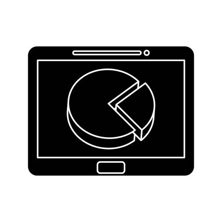 statistic graph report icon vector illustration graphic designのイラスト素材