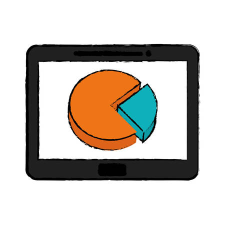 statistic graph report icon vector illustration graphic designのイラスト素材