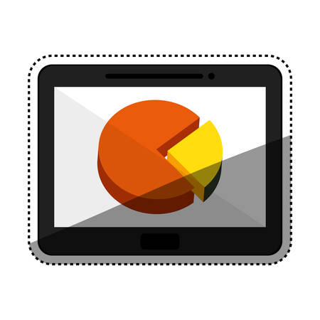 statistic graph report icon vector illustration graphic designのイラスト素材
