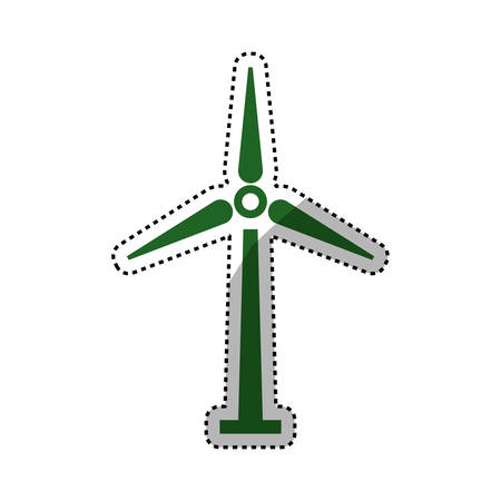 Wind turbine energy icon vector illustration graphic designのイラスト素材
