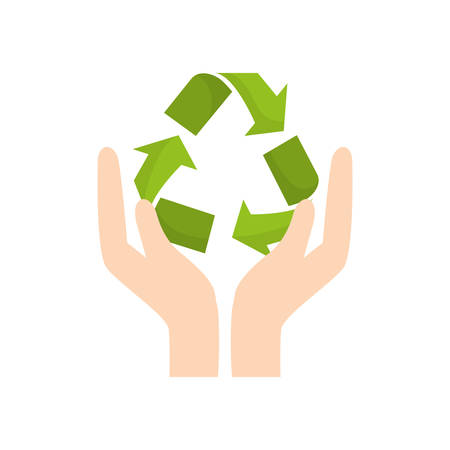 Go green ecology icon vector illustration graphic designのイラスト素材