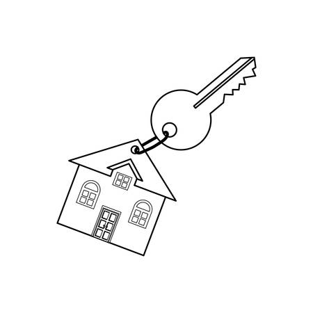 House real estate icon vector illustration graphic designのイラスト素材