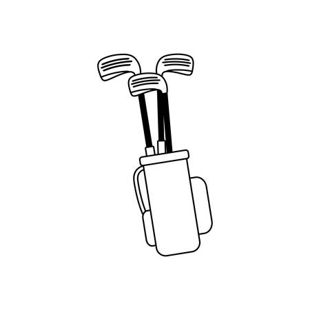 Golf game sport icon vector illustration graphic designのイラスト素材