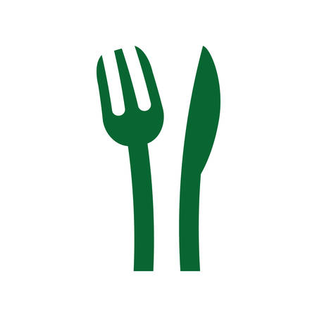 Restaurant cutlery utensil icon vector illustration graphic designのイラスト素材