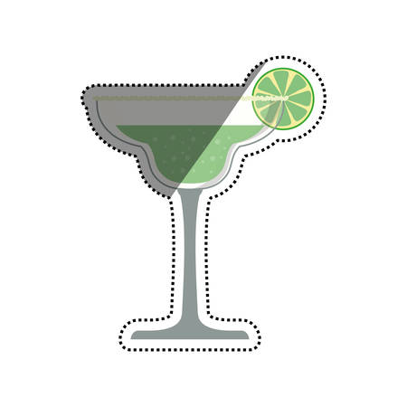 Cocktail glass cup icon vector illustration graphic designのイラスト素材