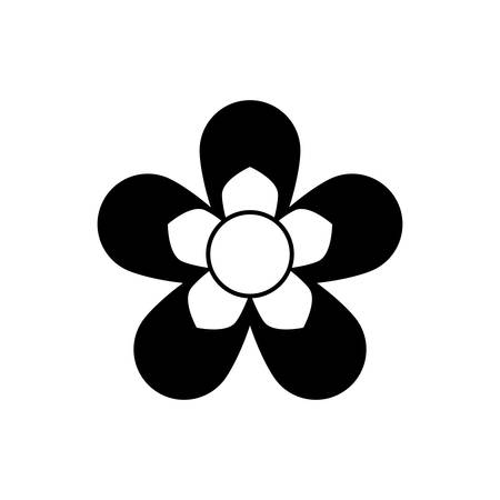 Beautiful flower ornament icon vector illustration graphic designのイラスト素材
