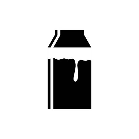 Milk box isolated icon vector illustration graphic designのイラスト素材