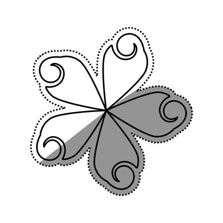 Beautiful flower symbol icon vector illustration graphic designのイラスト素材