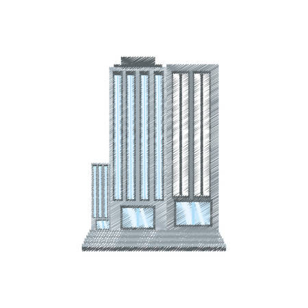 drawing building living place vector illustration eps 10のイラスト素材