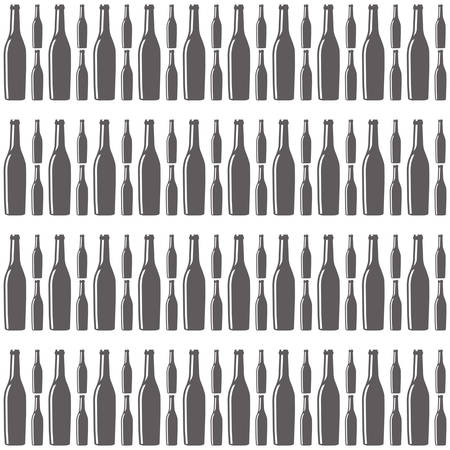 bottles wine seamless pattern design vector illustration eps 10のイラスト素材