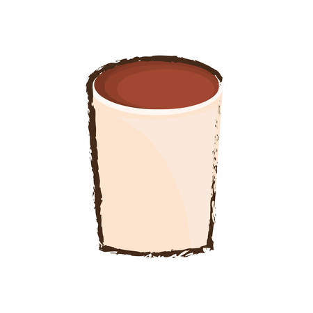 glass coffee drink liquor vector illustrationのイラスト素材