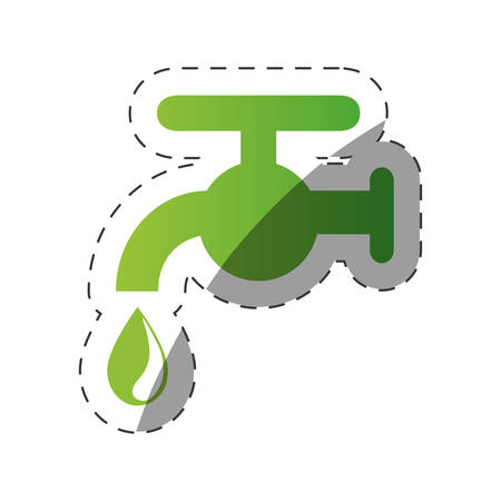 environment faucet water drop vector illustration eps 10のイラスト素材