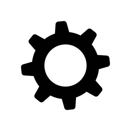 Gear machinery piece icon vector illustration graphic designのイラスト素材