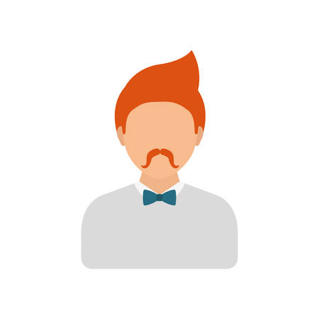 Young man profile icon vector illustration graphic designのイラスト素材