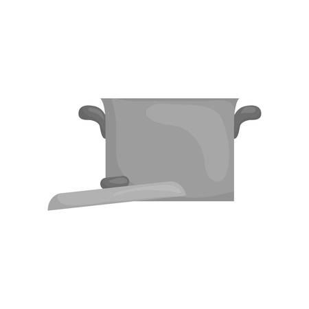 Kitchen saucepan cookware icon vector illustrration graphic designのイラスト素材