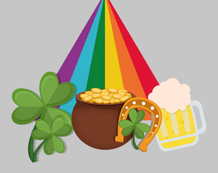 st patricks day icon image vector illustration designのイラスト素材