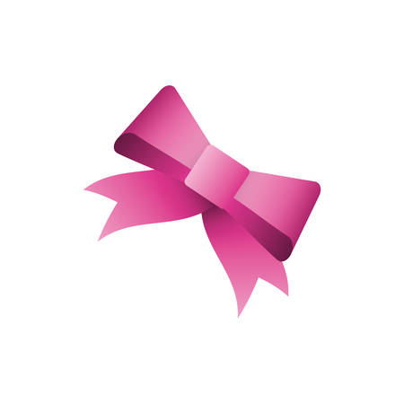 decorative ribbon bow icon vector illustration graphic designのイラスト素材