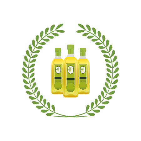 Olive oil healthy food icon vector illustration graphic designのイラスト素材