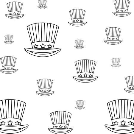 United States patriotic symbol icon vector illustration graphic designのイラスト素材