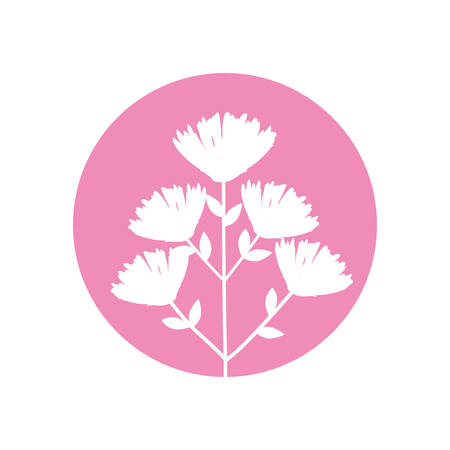 flower bouquet natural icon vectorのイラスト素材