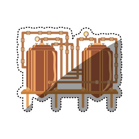 Beer and brewery icon vector illustration graphic designのイラスト素材