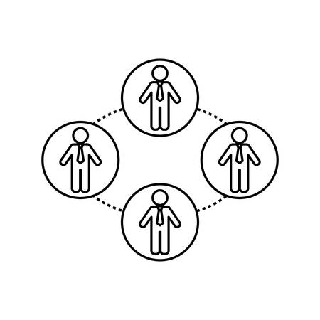 Businessman executive pictogram icon vector illustration graphic designのイラスト素材