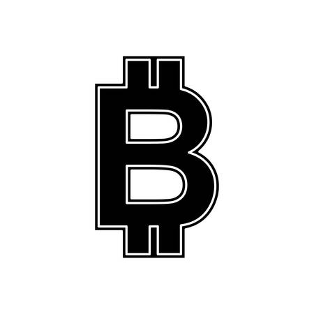 Bitcoin Money currency icon vector illustration graphic designのイラスト素材