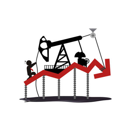 Petroleum oil industry icon vector illustration graphic designのイラスト素材