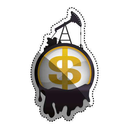 Petroleum oil industry icon vector illustration graphic designのイラスト素材